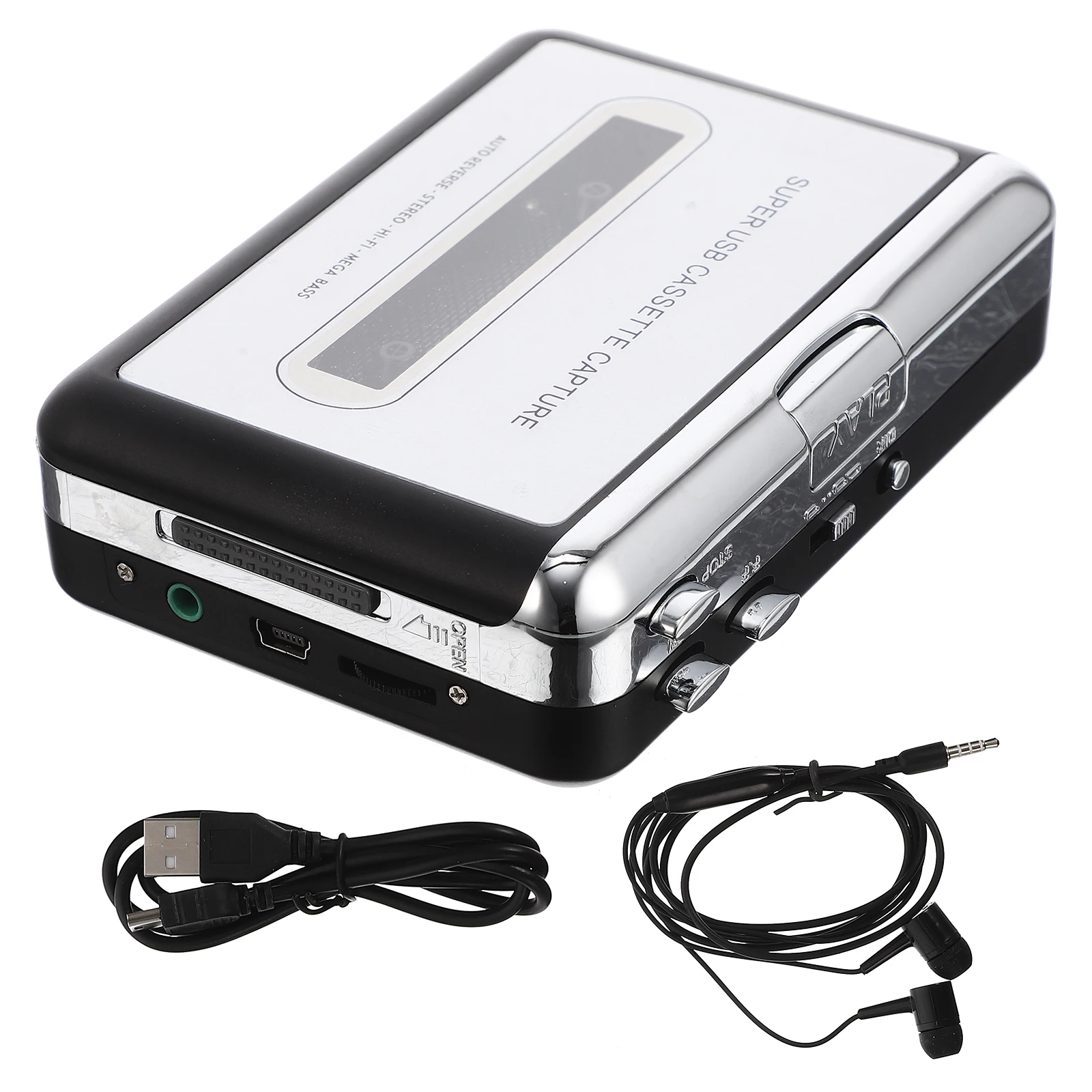 

Portable Cassette Tape Transverter Usb Cassette Tape Converter Mp3 High Fidelity Music Player Transverter (Without )
