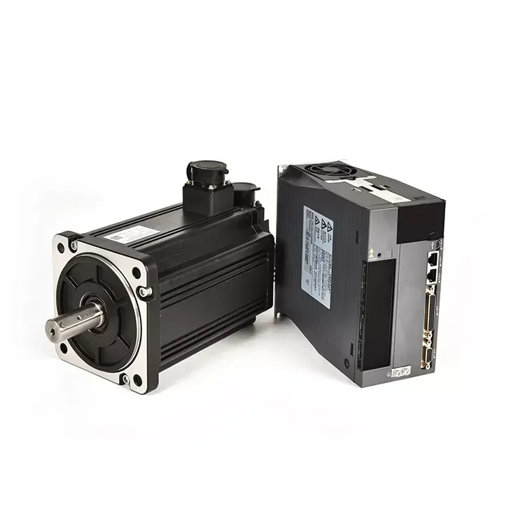 FLIER 220v 380v ac servo motor PMSM high torque 2.2 kw 3.8KW permanent magnet servo ac motors driver kit