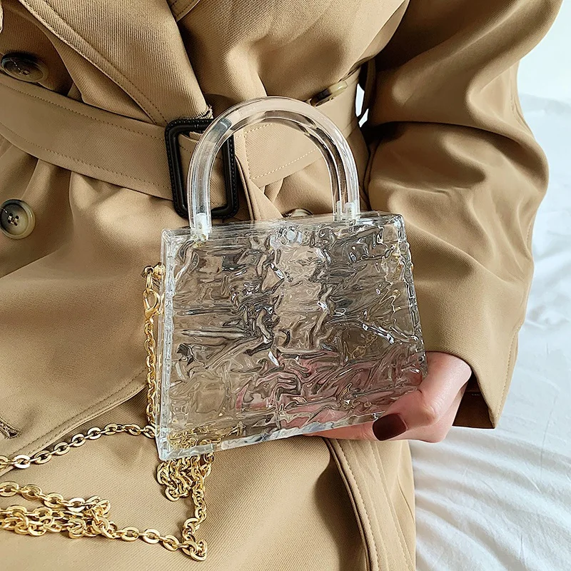 

Transparent Acrylic Women Bag Luxury Women Handbag Fashion Shoulder Crossbody Bag Candy Colors Jelly Bag