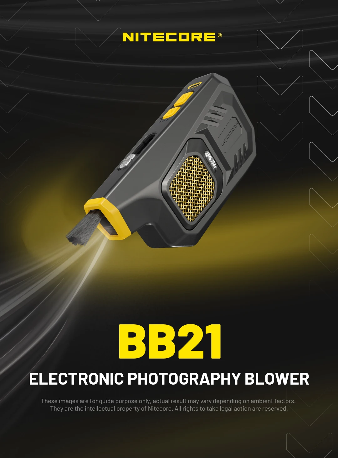 

Nitecore BB21 Electronic Air Blowing Photography Blower Multi Function Purpose Lightweight Portable Air Blower