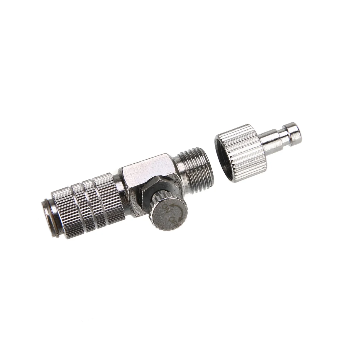 Durable Airbrush Quick Release Coupling Disconnect Connector Adapter Standard 1/8 Inch Plug Fitting