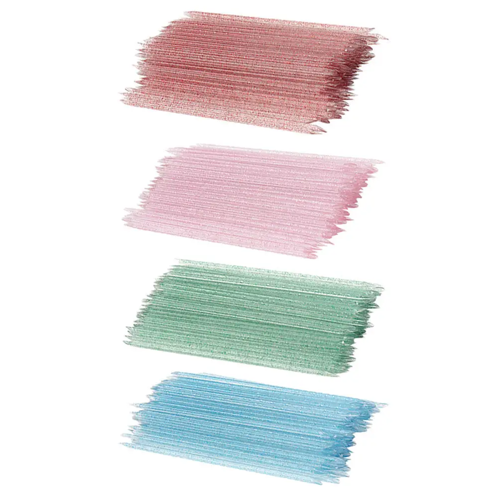 

400Pcs Nail Art Equipment Plastic Manicure Sticks for Dotting Lines and Dead Skin Removal Compact Size Travel Friendly Nail