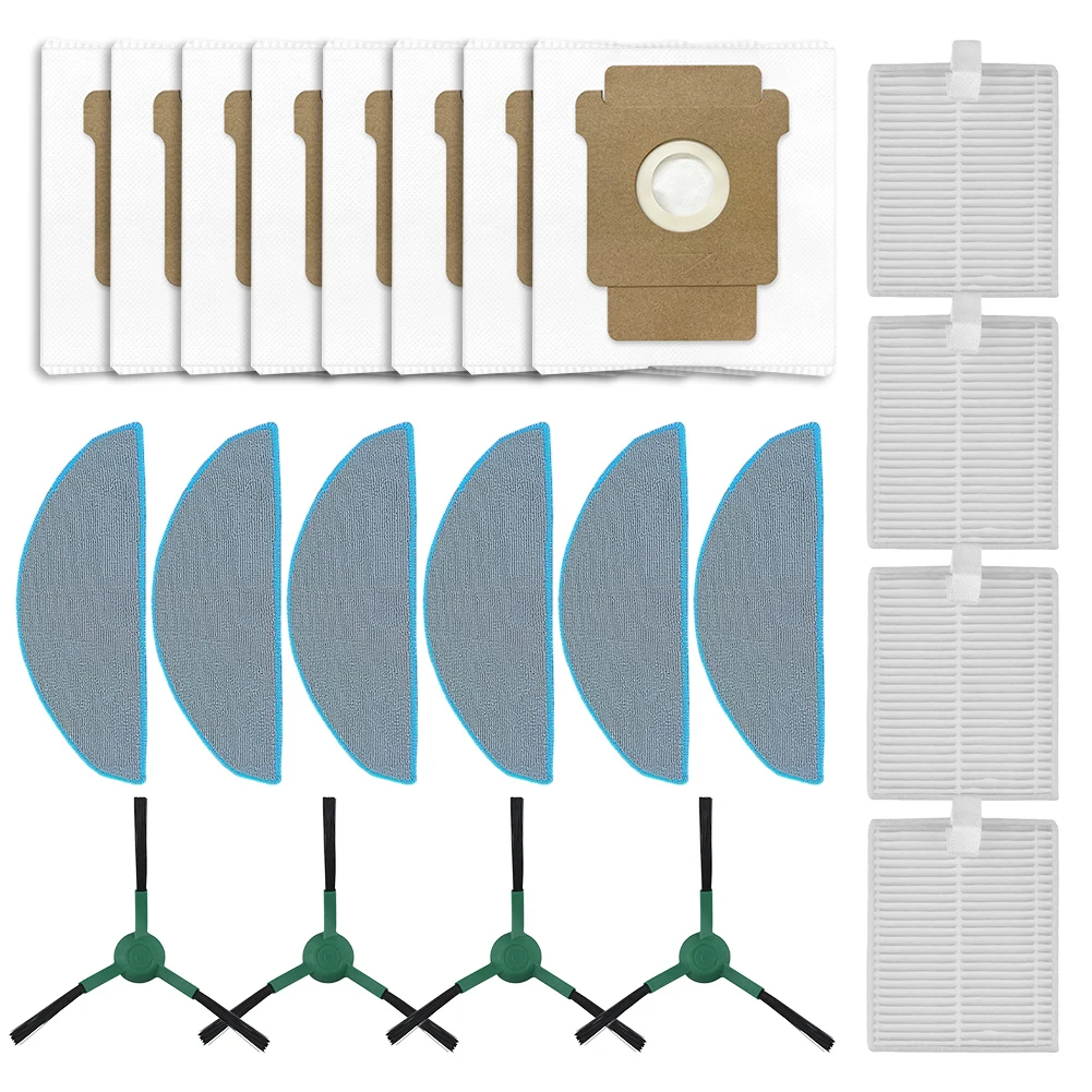 For Roomba 105 Cleaning Supplies Kit Vacuum Replacement Kit Filter Hygienic Dust Disposal Microfiber Mop Cloths