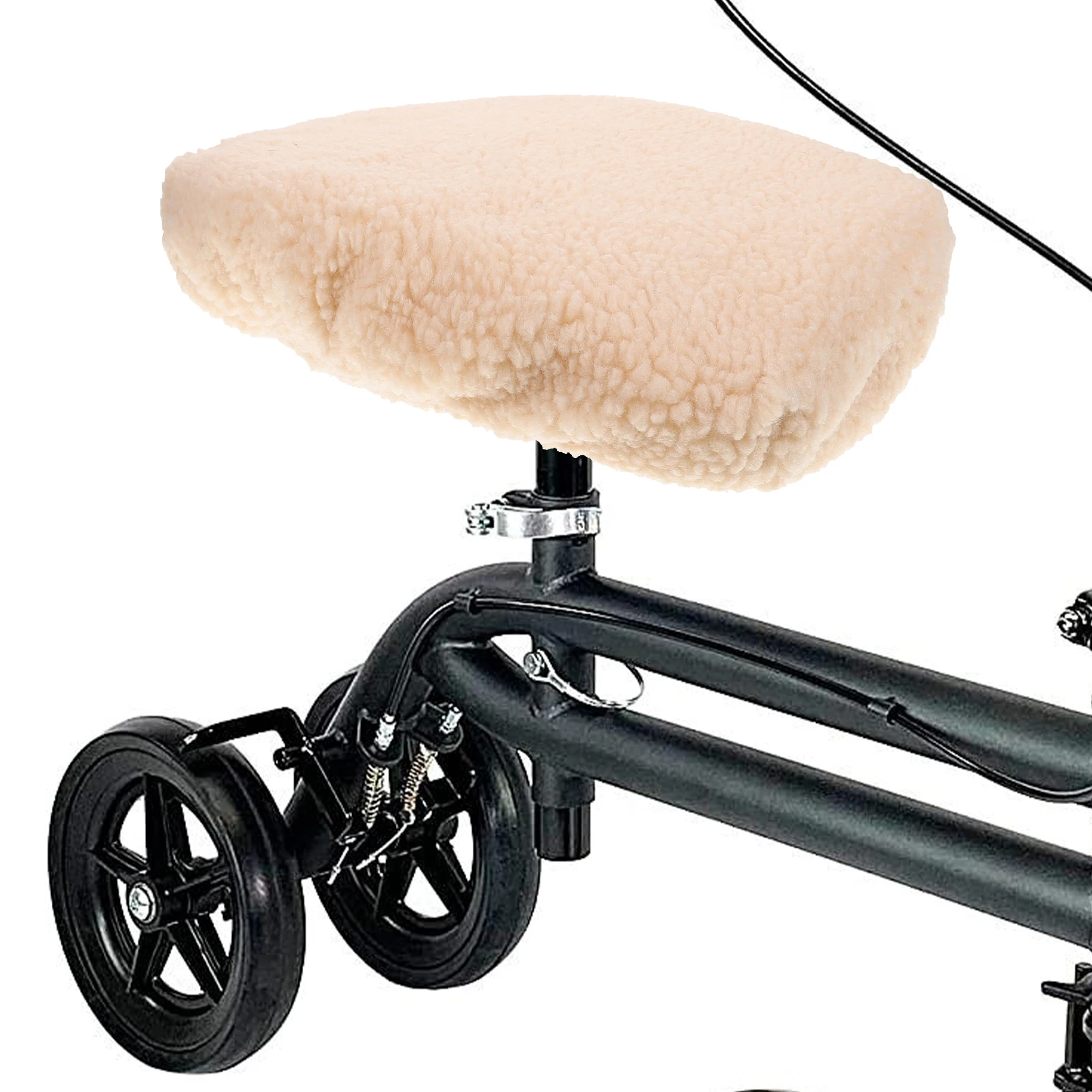 

Comfortable Reusable Knee Scooter Cushion Cover with Supportive Padding for Hip Knee Protection Ideal Walker Accessory for Daily