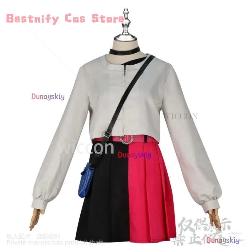 CosplayNew Anime Lazarus Cosplay Elena Costume Short Top Dress Choker Lolita Wig For Girls Woman Halloween Christmas Party Cospl