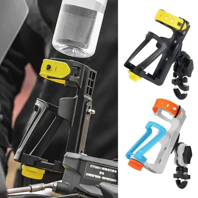 

Motorcycle Cup Holder Expandable Bike Drinks Holder Mount Motorbike Accessories for Road Hybrid Mountain Bike Electric Bicycle