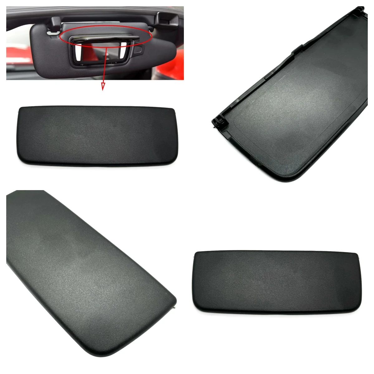 

Автомобильный солнцезащитный козырек, крышка зеркала для Porsche Boxster Cayman Carrera 911 981 982 991 718 982857551, 982857551T, 982857551AR