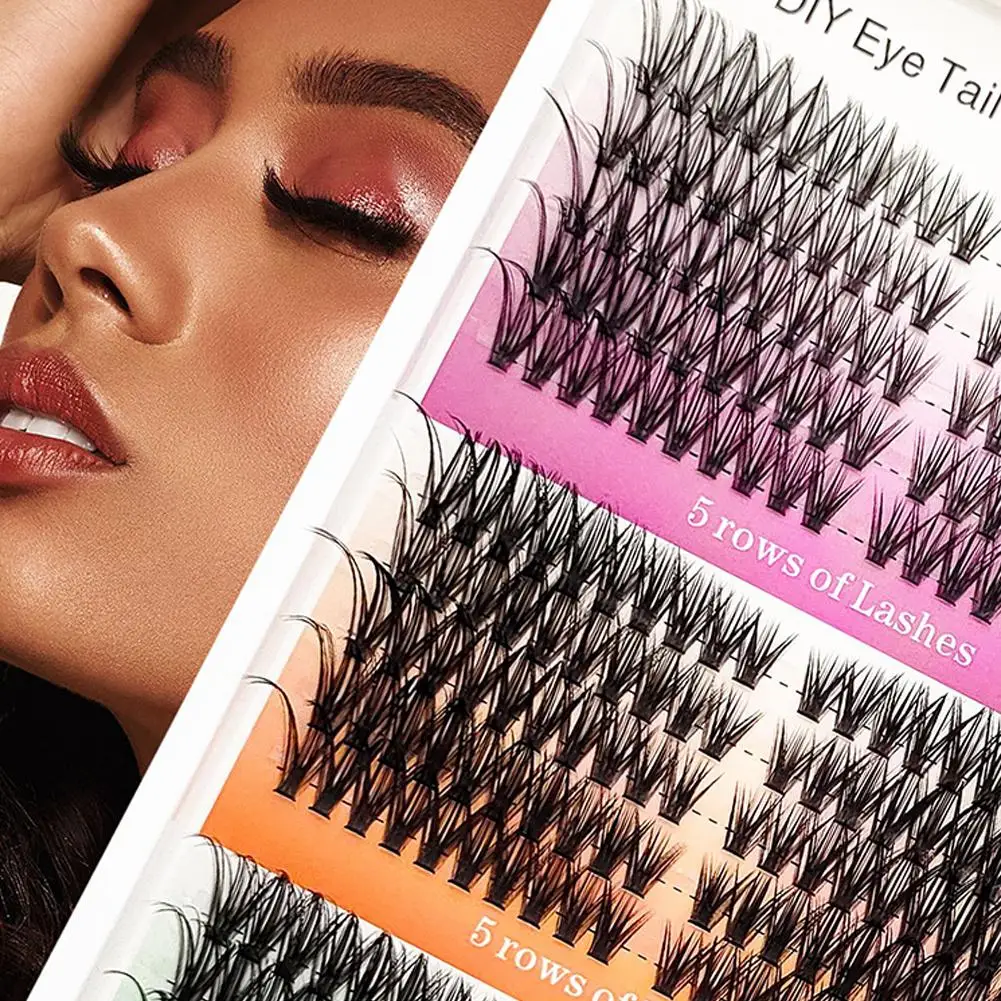 Zestaw do samodzielnego nakładania sztucznych rzęs 30D-100D, segmentowe rzęsy, narzędzie do przedłużania rzęs, naturalny zestaw, gęste i kręcone rzęsy do makijażu, kosmetyki X7Y4