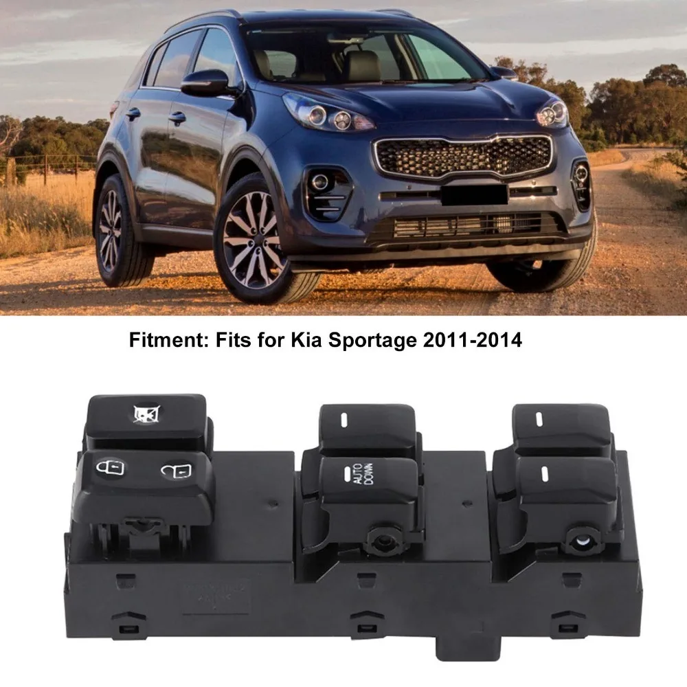 

Кнопка переключения переднего левого стекла 16Pin 93570 ‑ 3W000 для Kia Sportage 2011 ‑ 2014