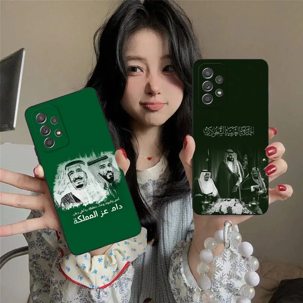 

Kingdom Of Saudi Arabia Phone Case For Samsung S25,S24,S21,S22,S23,S30,Ultra,S20,Plus,Fe,Lite,5G Black Cover