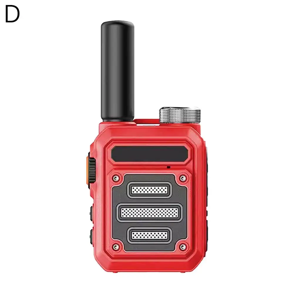 Draagbare Mini Walkie-Talkie Outdoor 10 Km Hoog Vermogen Met Één Knop Buiten Fietsen Handheld Frequentie Converter Walkie-Talkie D1y4