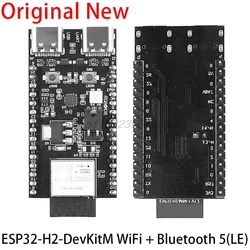 ESP32-H2-DevKitM WiFi + Bluetooth H2 Série Fil/Zigbee/BLE ESP32-H2 ESP32-H2-DevKitM-1-N4 ESP32-H2-MINI-1 Pour Ardu37