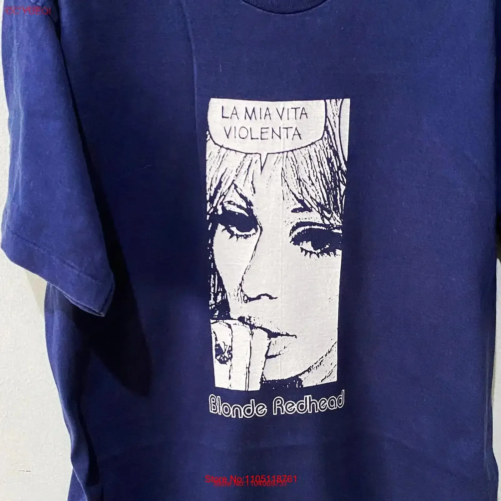 Vintage Blonde Redhead T shirt Size L vintage Washed Soft streetwear Unisex Top For Everyday Wear Versatile graphic Stylish
