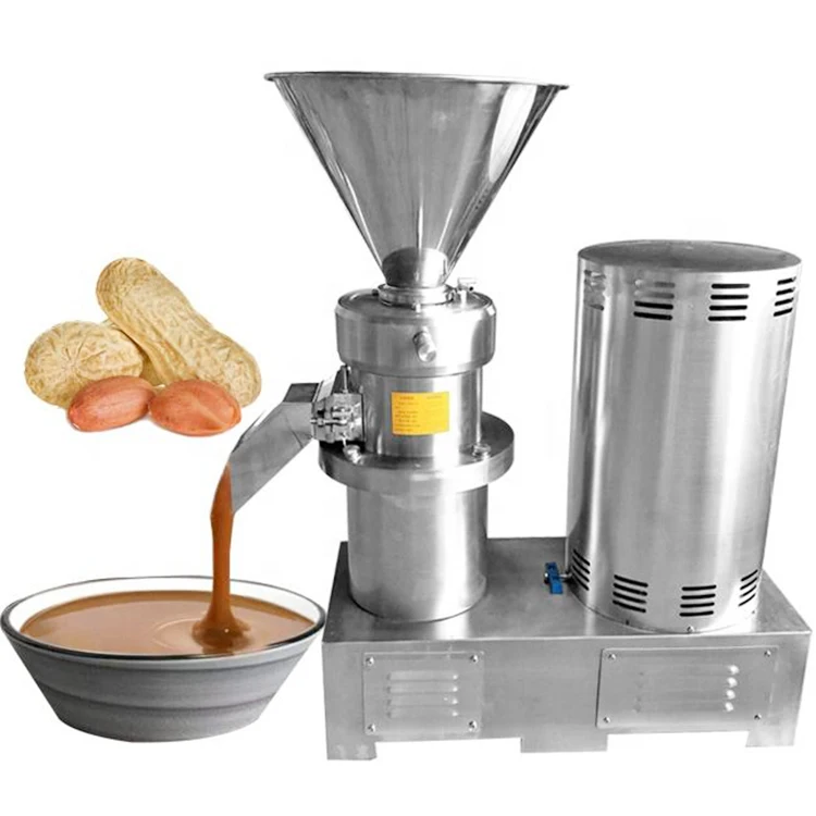 Molinillo coloidal comercial, pistacho, avellanas, almendras, anacardos, mantequilla de maní, máquina para hacer pasta de sésamo
