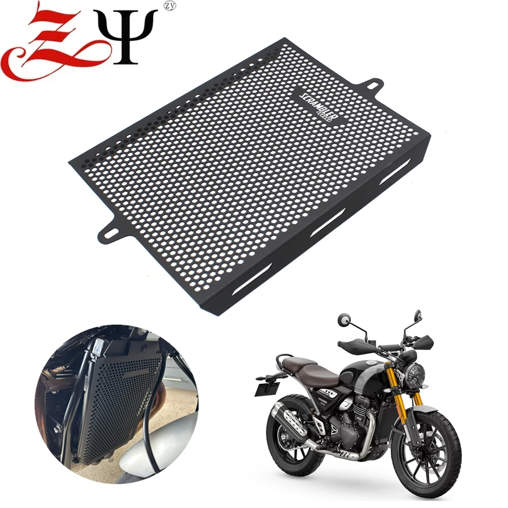 

Motorcycle Accessories Radiator Grille Guard Protector Cover Fit For Scrambler400 X Speed400 Scrambler 400X Speed 400 2024-