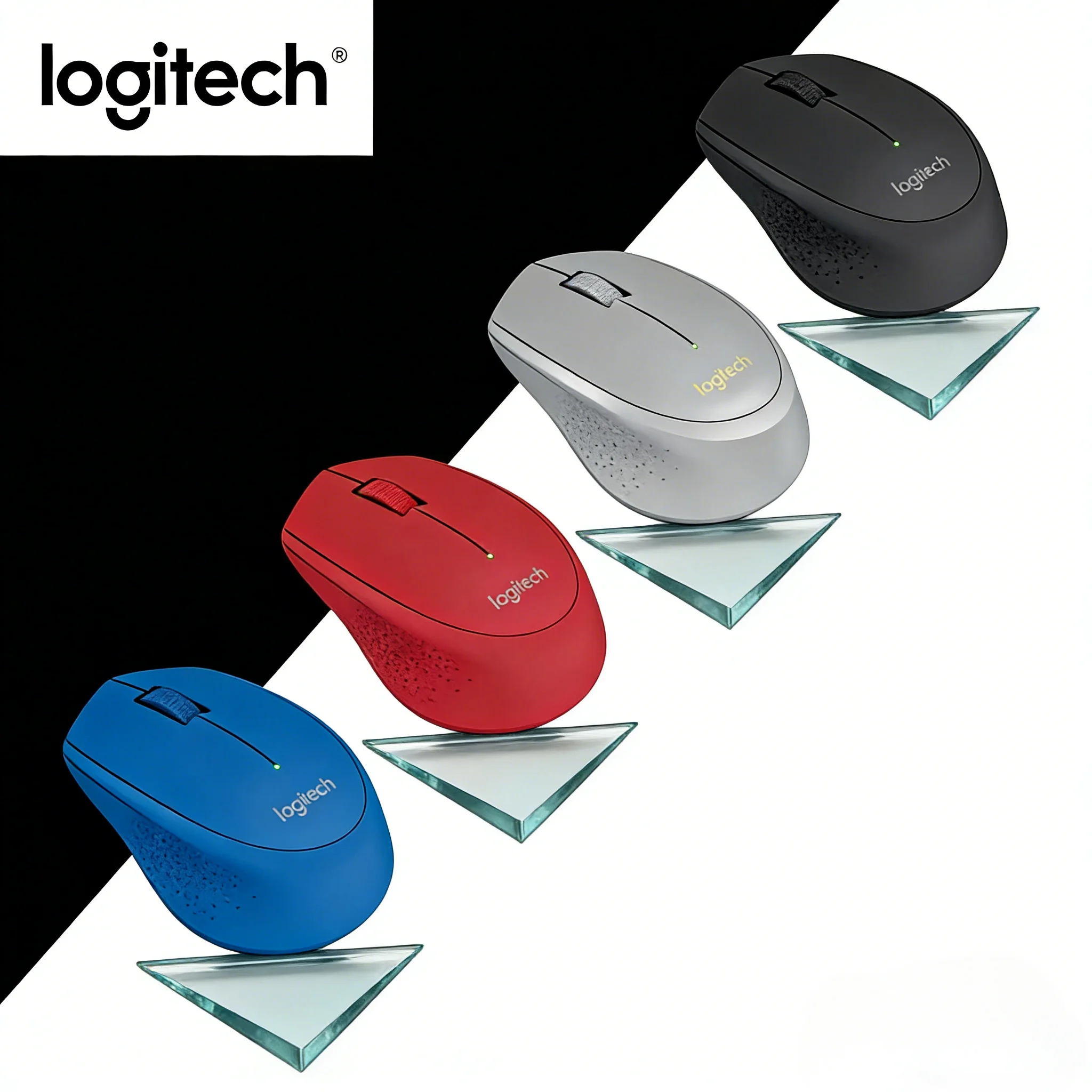 

Limited Offer! Logitech M280/M330 Silent Wireless Mouse, USB Power Saving & Portable Build