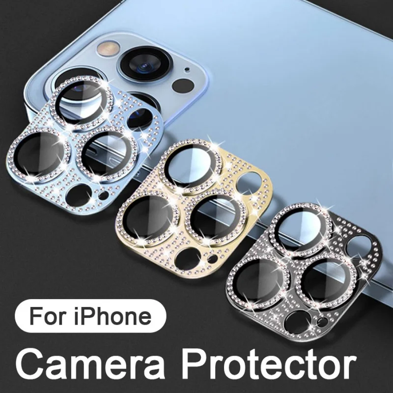 

Diamond sticker to protect camera eye for iPhone 11 12 13 Pro 13 Mini