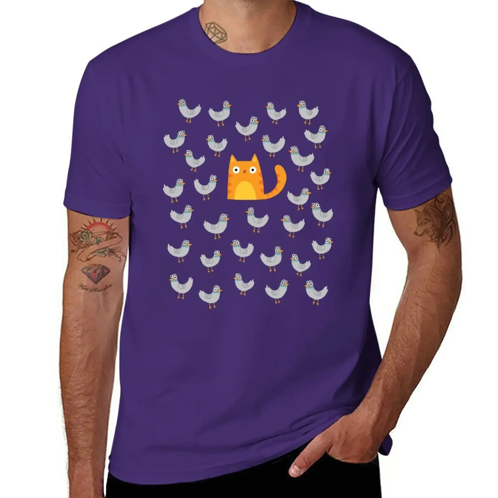 

Cat Among The Pigeons T-Shirt vintage clothes sublime mens t shirts