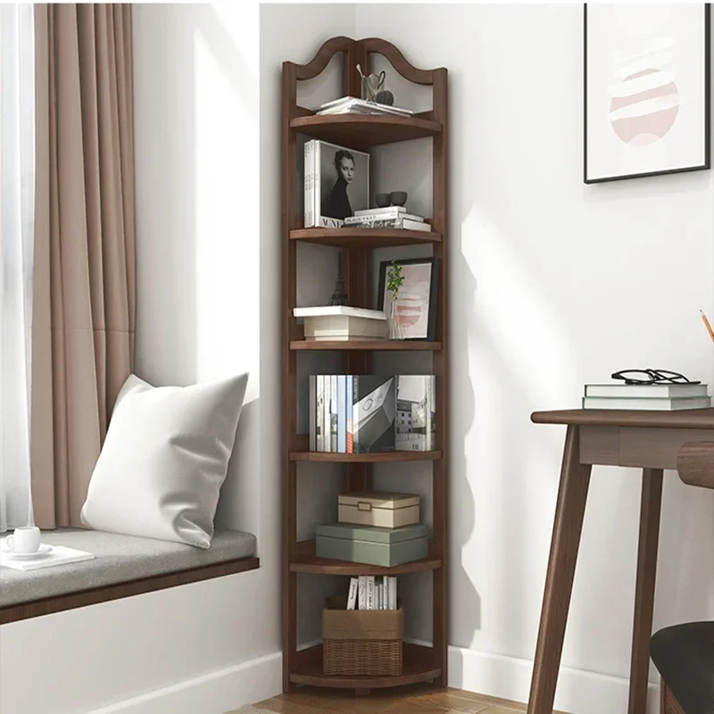 Wall Corner Bookcase Cd Racks Display Stand Shoes Librero Nordic Storage Plant Bedroom Bookshelf Toy Estante Home Accessories