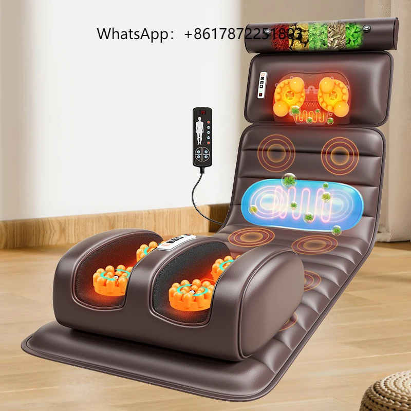 

Adjustable Comfortable Full Body Massage Pillow with Heating Function Popular Health Care Airbags for Neck Care Pain Relief