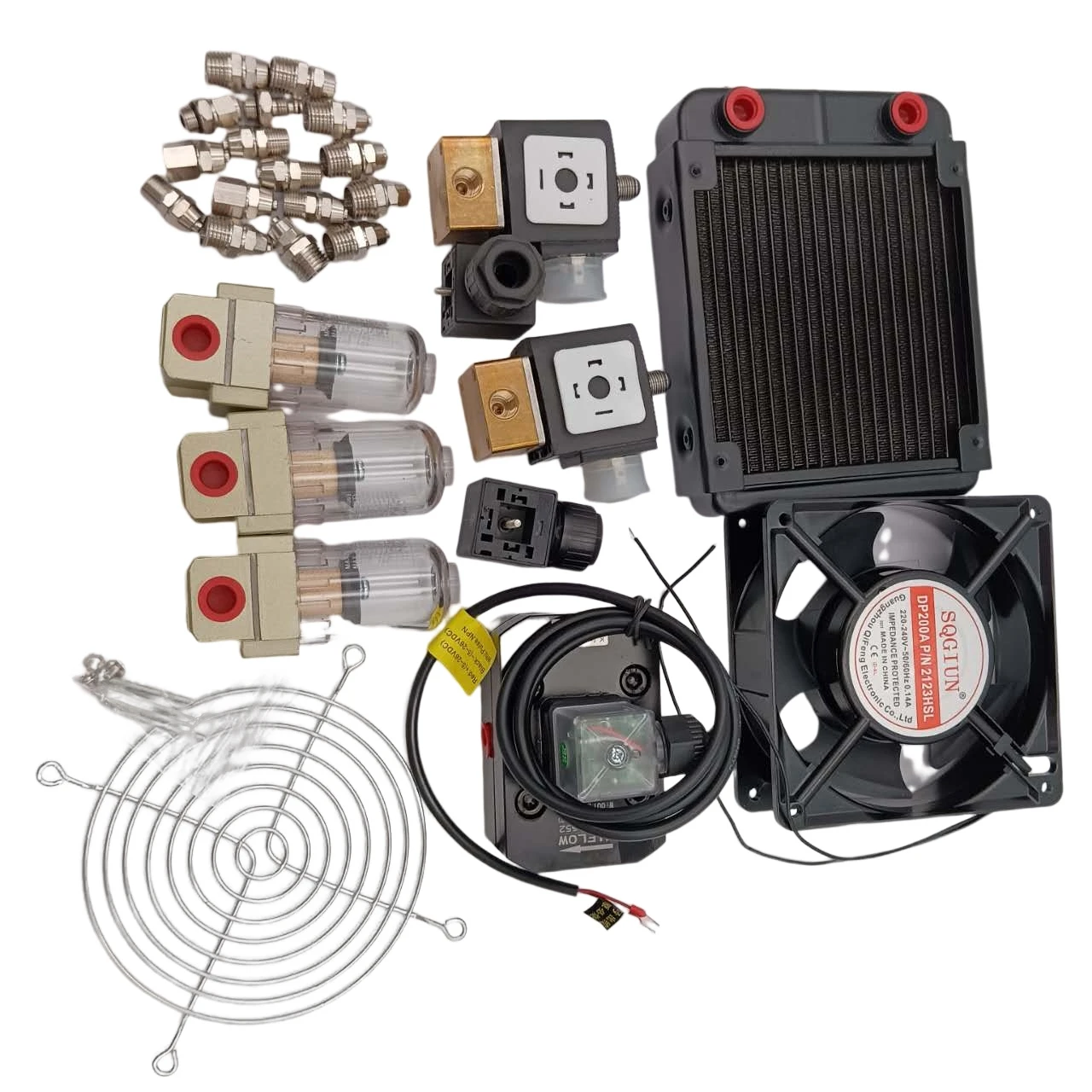 Picture 5: All in One Coding IQA QR CRS980 Diagnostic Tool Common Rail System Injector Punp Tester With Flowmeter BIP Sensor Filter Kit