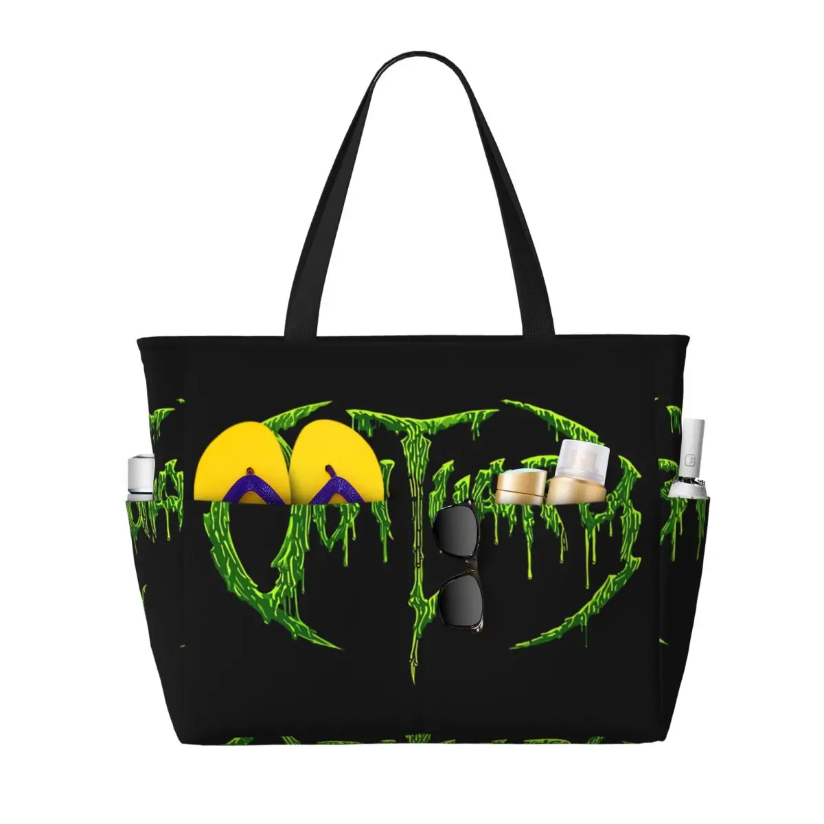 Obituary Death Metal Rock Band Music Beach Tote Bag Sport Gym Yoga Duffle Large Tote Bag Women Travel Bag Fitness bag