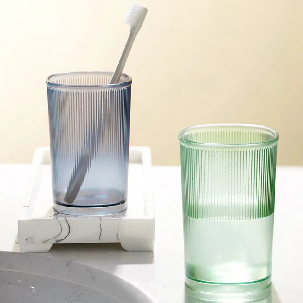 3Pcs Multipurpose Plastic Mouthwash Cups Household Toothbrush Holders Reusable Stackable Bathroom Storage Wash Cups 500Ml