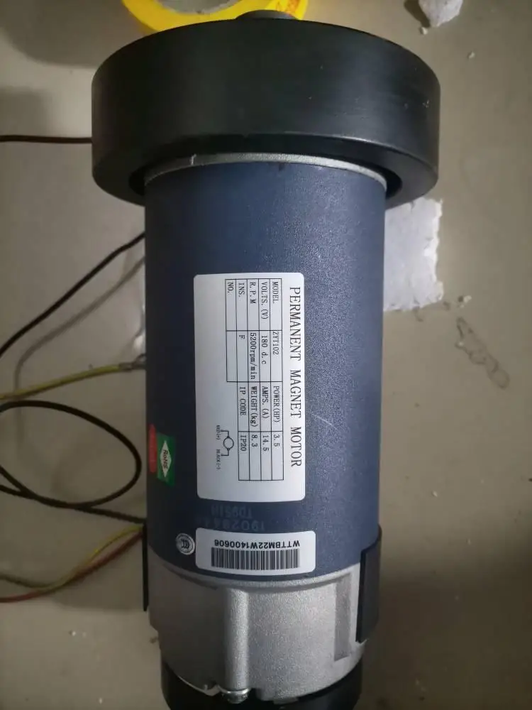 

Treadmill dc motor ZYT102 3.5HP 180V dc 5200RPM 14.5A