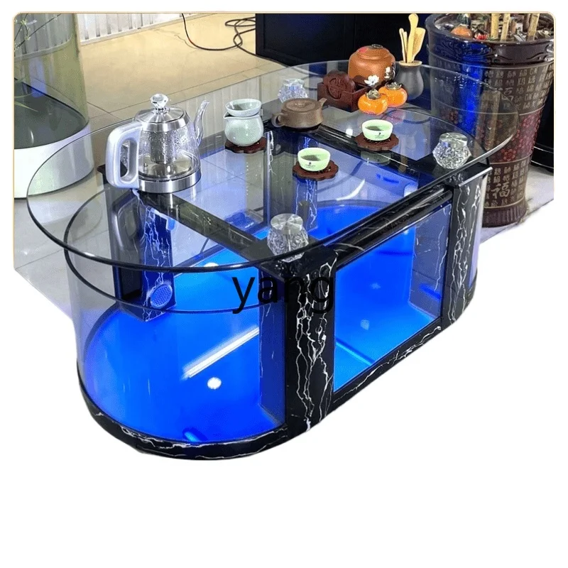 

LH large ecological fish tank living room glass aquarium TV cabinet integrated fish tank free of water change