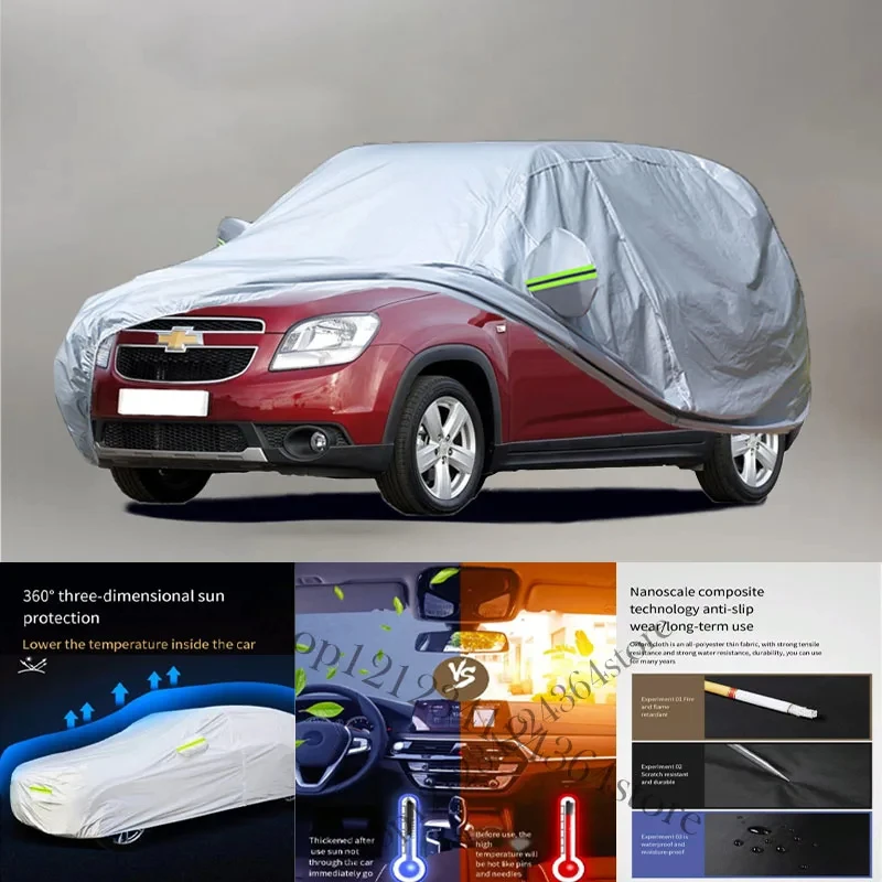 

For Chevrolet Orlando 210T Car cover Exterior Car Cover Outdoor Protection Full Car Covers Waterproof