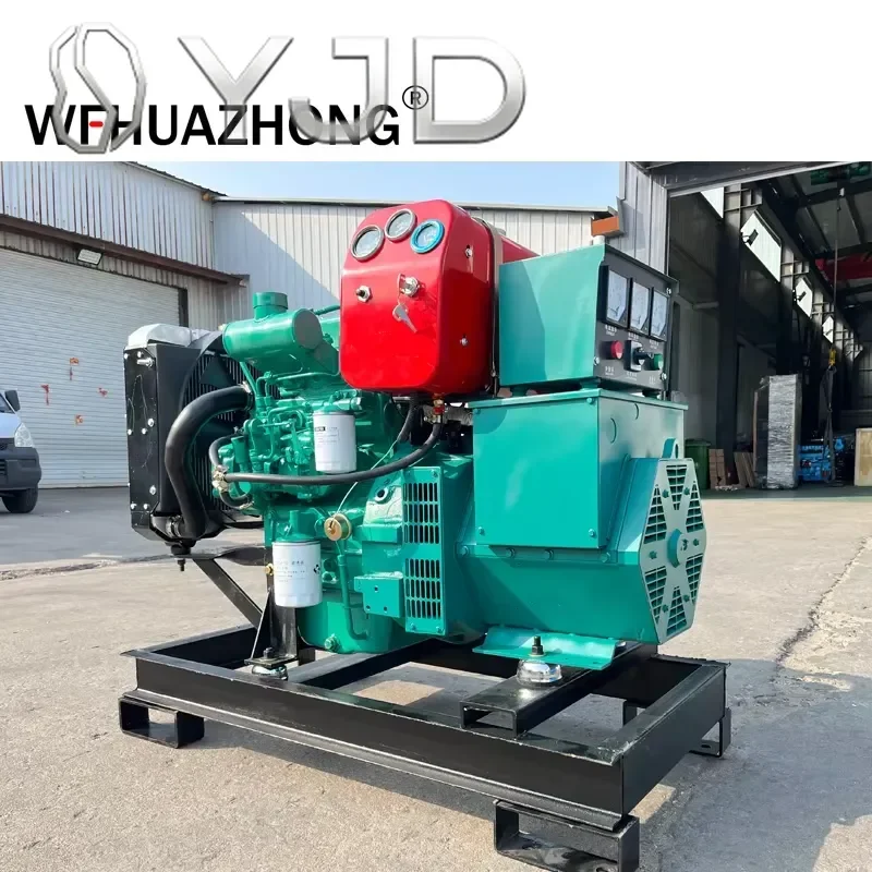 Home Use 20kva Permanent Magnet Generator 2 Cylinders Engine Drive for Sale