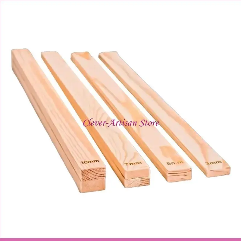 E06B 8PCS 3/5/7/10mm木材ローリングピンガイド陶器ポリマー粘土の厚さのための陶器ツールクレイツールマッドボードツール