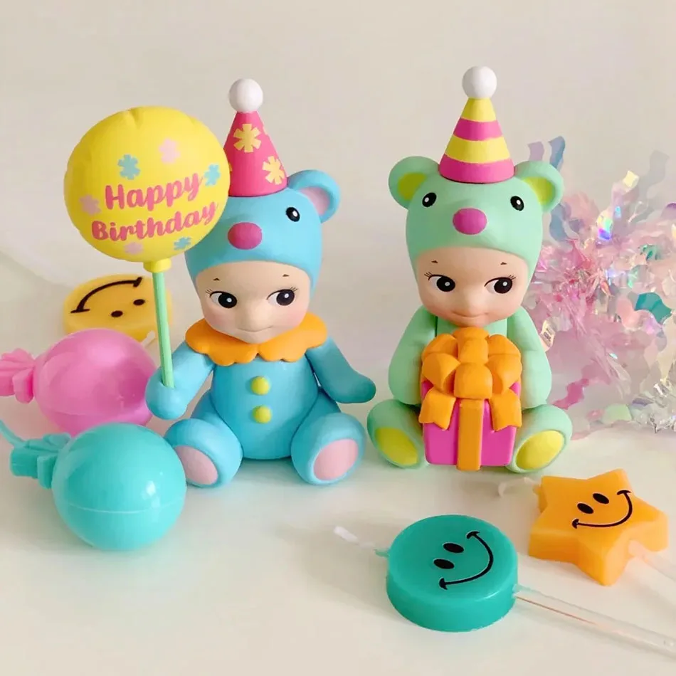 Sonny Angel Blind Box Serie di compleanno Animali Anime Figure Ornamenti Bambole Fan Desktop Car Ornament Regalo di Natale Regalo di compleanno