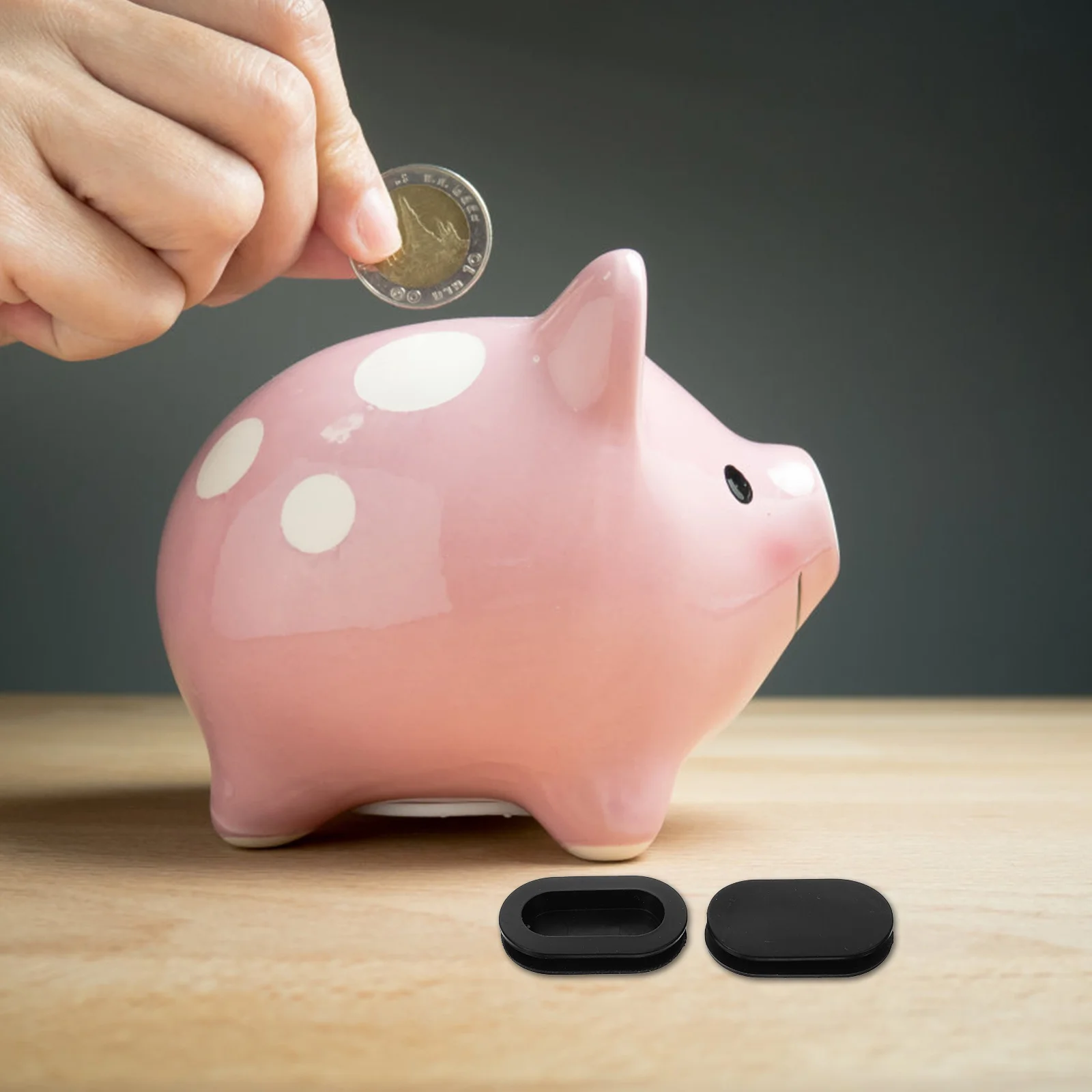 

20pcs Silicone For Piggy Bank Bottom Stopper Replacement Saving Box Plug Piggy Bank Plugs Or Stoppers Caps Diy Use