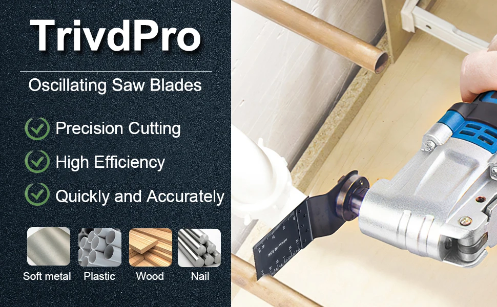 100/50/30/20Pcs Oscillating Saw Blade Multi Tools Blades Multi-Function Renovator Cutter Blade For Wood Metal Fast Cutting Blade