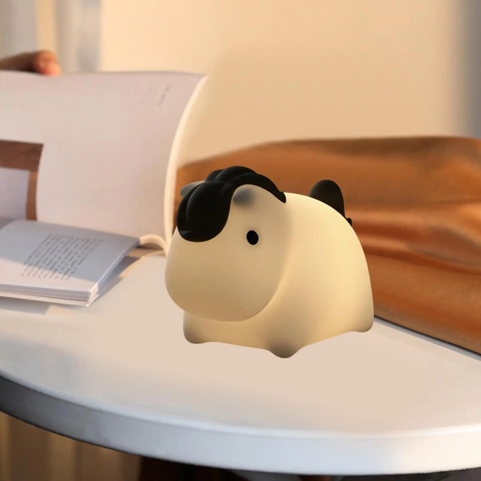 

Ночник-пони: подарок, украшение для стола, декоративный элемент для дома, силиконовая настольная лампа для юбилеев, девочек, Китайского Нового года