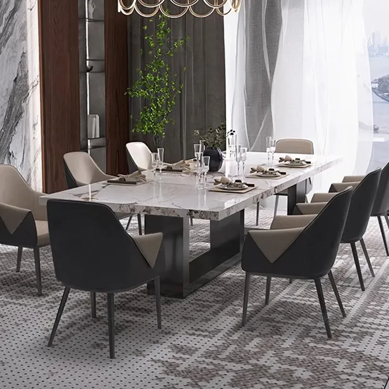 Italian Items Dining Tables Decorations Minimalist Expandable Nordic Dining Tables Set Modern Mesas Comedor Furniture For Home