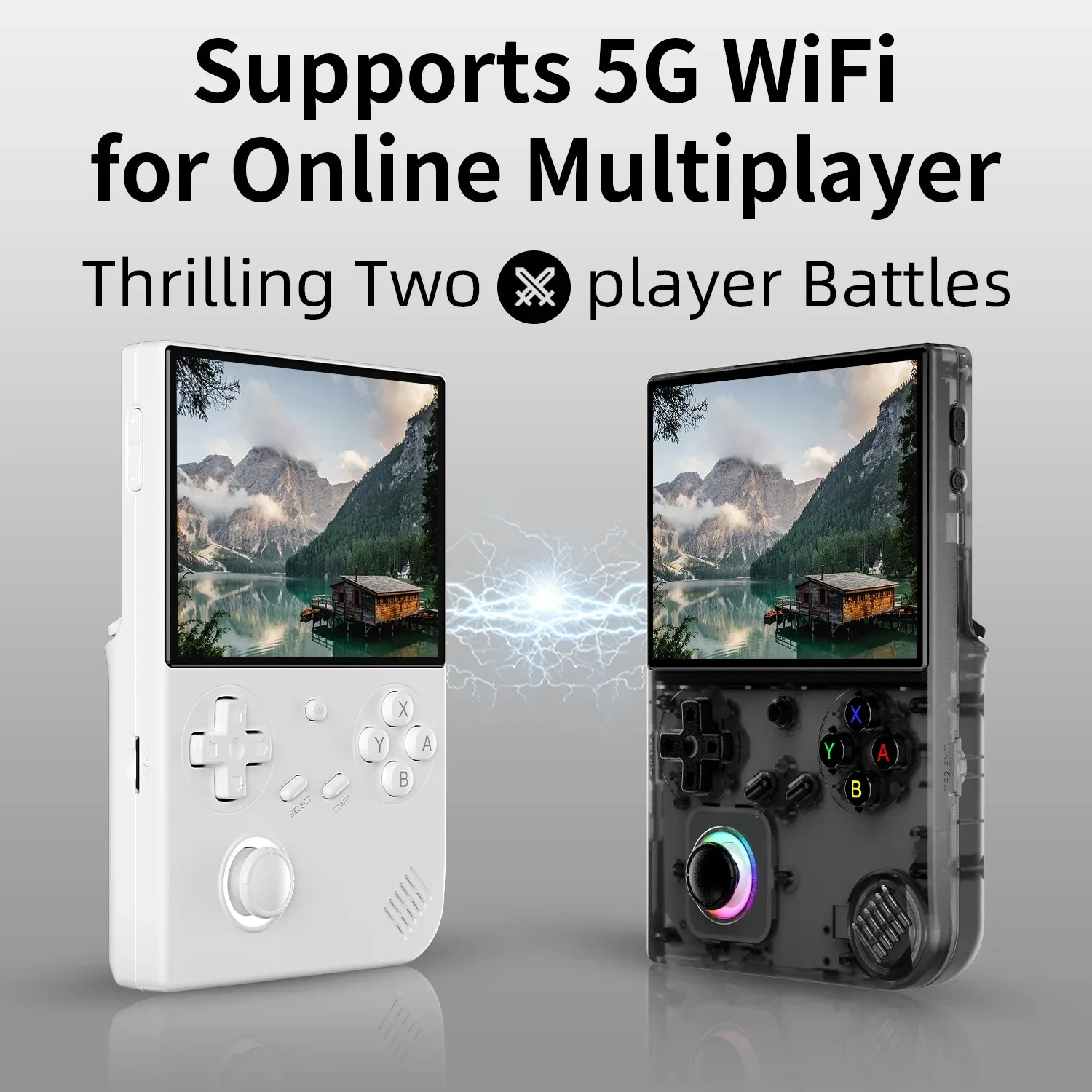 ANBERNIC RG40XX V RG40XXV 레트로 휴대용 게임 콘솔 비디오 게임 콘솔 PSP 게임 지원 출력 5G WiFi Linux Bluetooth 선물