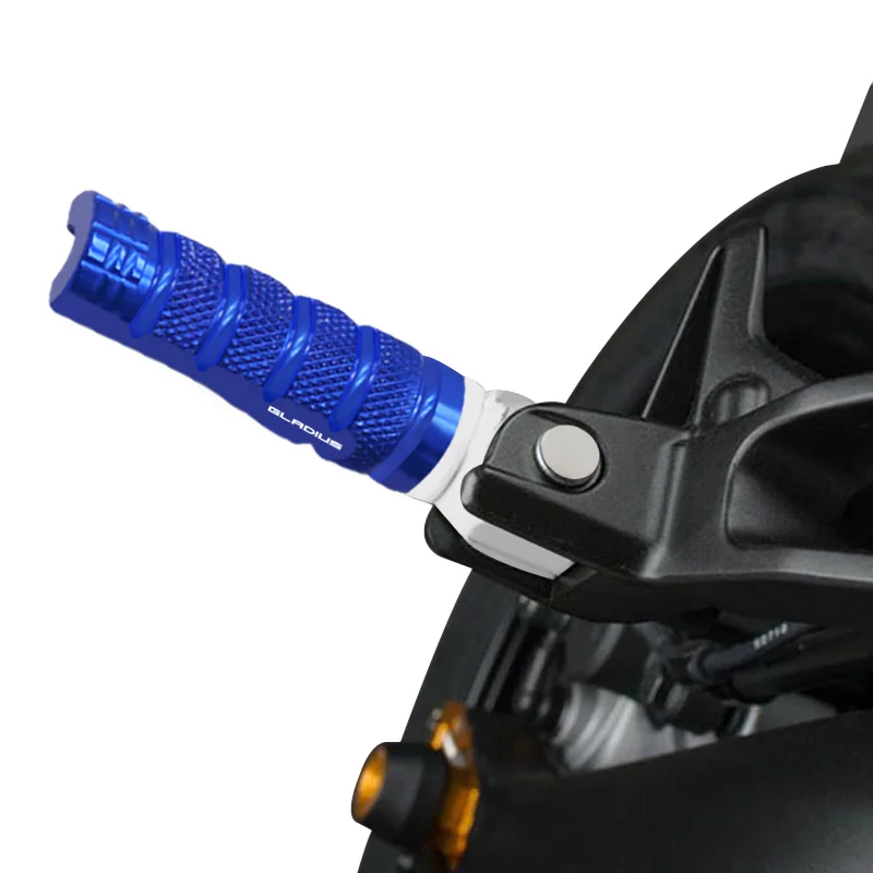 NEW For Gladius SFV 650 SFV650 GLADIUS 2009-2014 Motorcycle CNC Foot Peg Pedal Footrest Rear Passenger Foot-Pegs Scooter Pedals