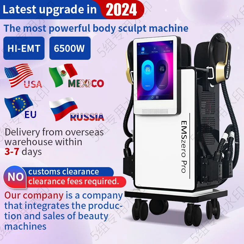 Ems body sculpting machine Profession Emszero Pro 15Tesla Neo HI-EMT RF slimming machine shaping Build muscles 6500w Device New