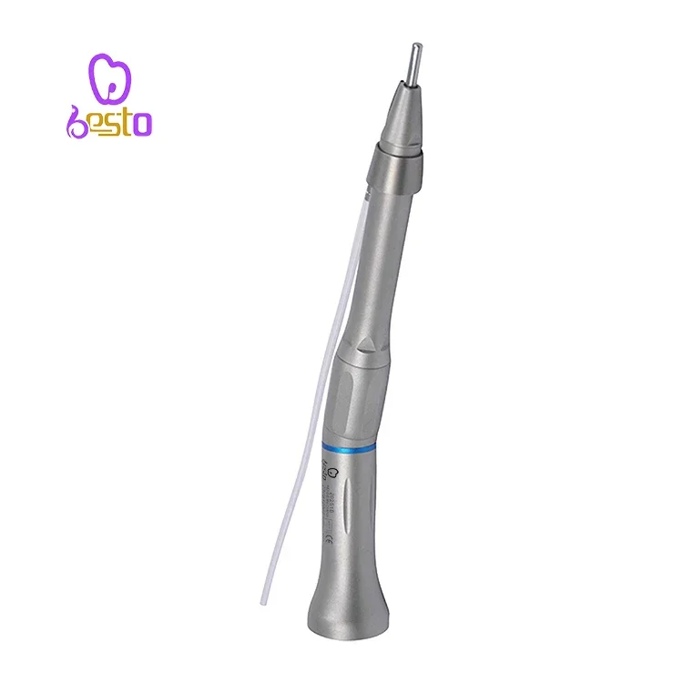 den tal Surgical 20 Degree Handpiece 1:1 Direct Drive Straight Handpiece Single External Water Spray Tip for dent istry imp lant