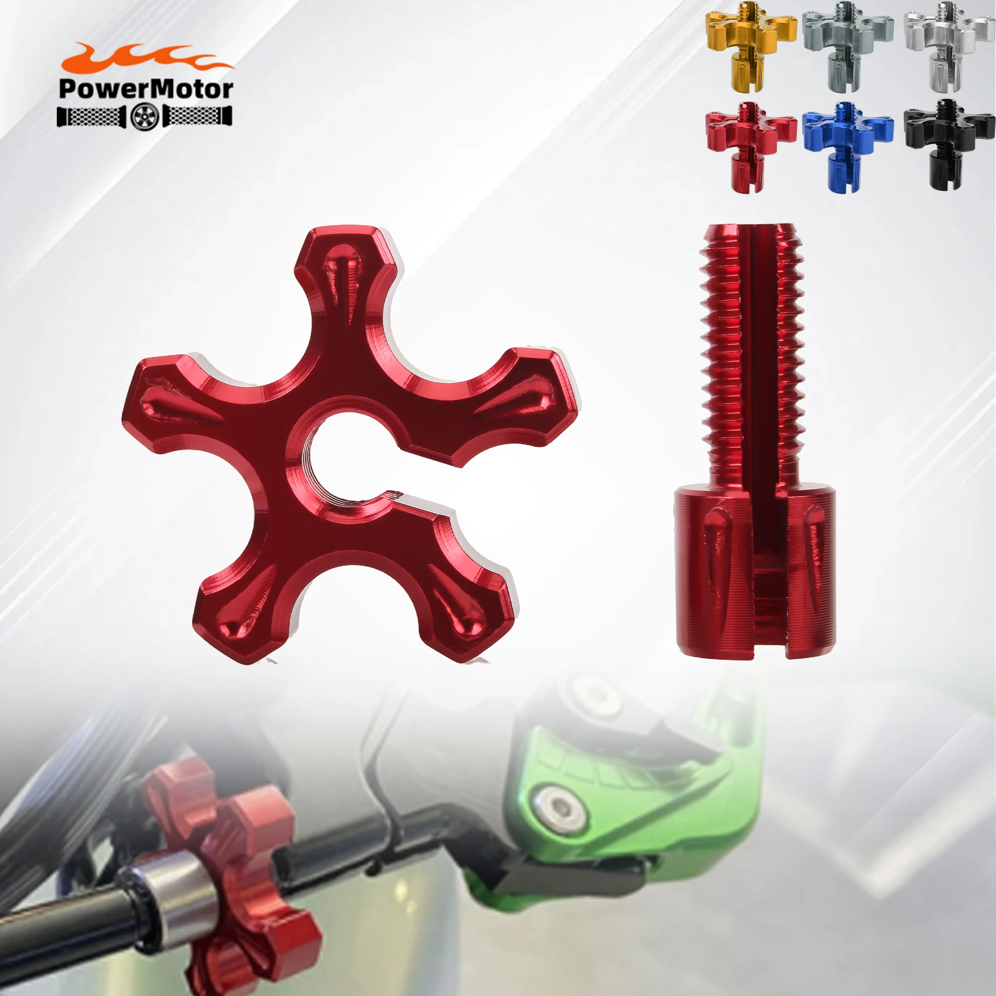 Universal Motorrad Kupplung Einstellschraube Für Honda Yamaha KTM Kawasaki Suzuki Refit Aluminium Legierung Kupplung Kabel Einsteller