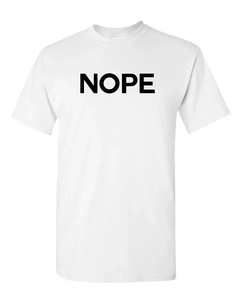 

Футболка унисекс Nope Funny Grumpy Sarcastic Sarcasm Bad Attitude for Dad Man — высококачественная роскошь для мужчин и женщин, топ Y2k