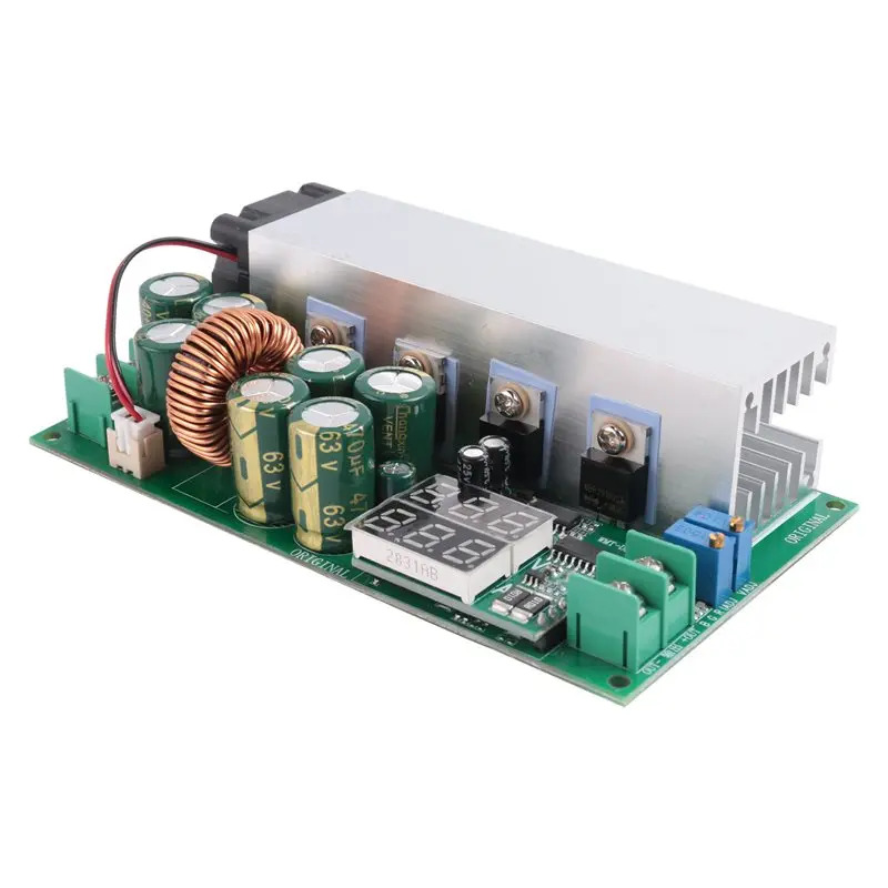ABUH-DC DC Buck Converter 600W CC CV 12-80V To 2.5-50V 5V 6V 12V 24V 24V 48V Step-Down Power Module Adjustable Regulated