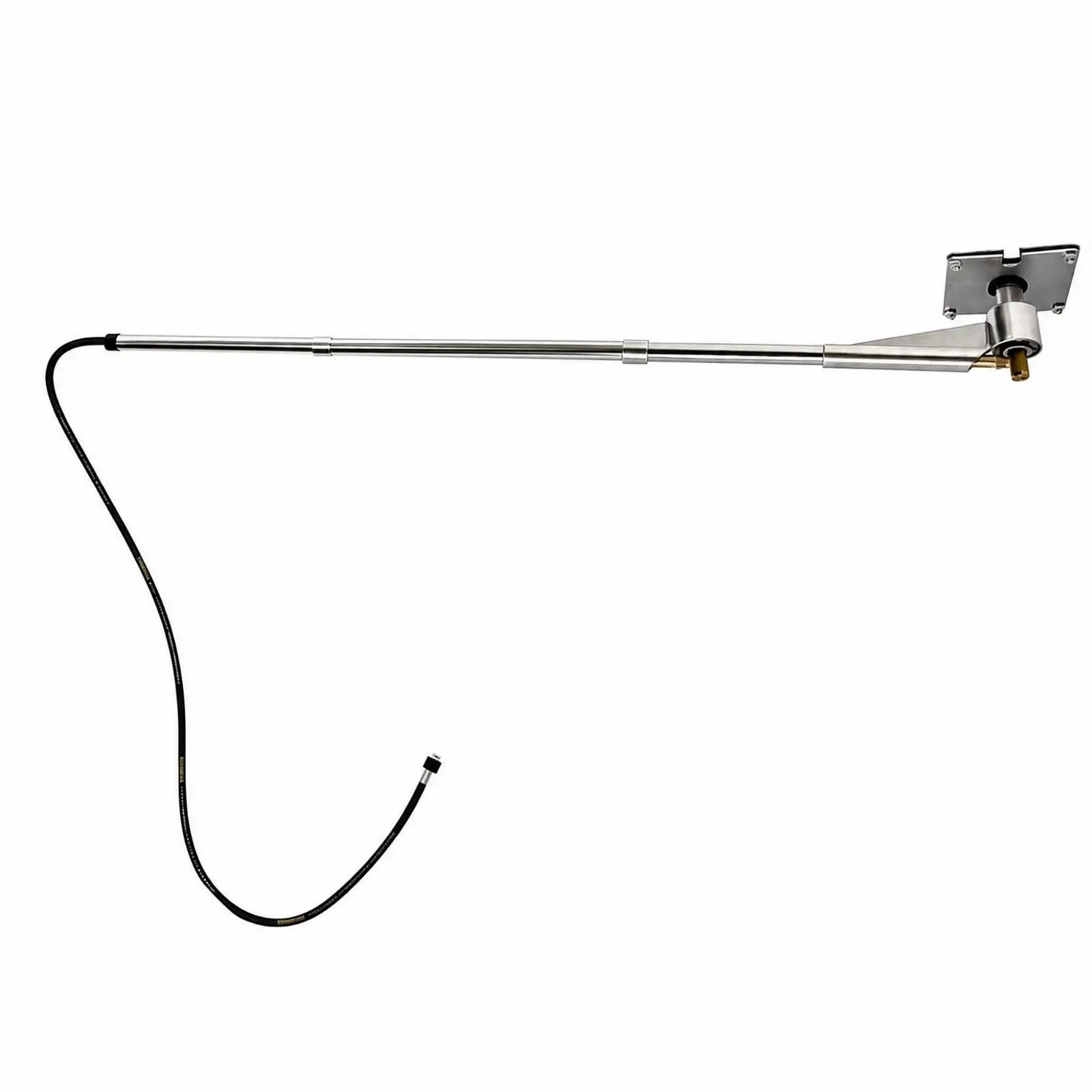 Sturdy Swivel Joint with Slide Seal Seal | Extended Hose Reach, Stainless Steel High-Pressure Car-Wash jib Arm
