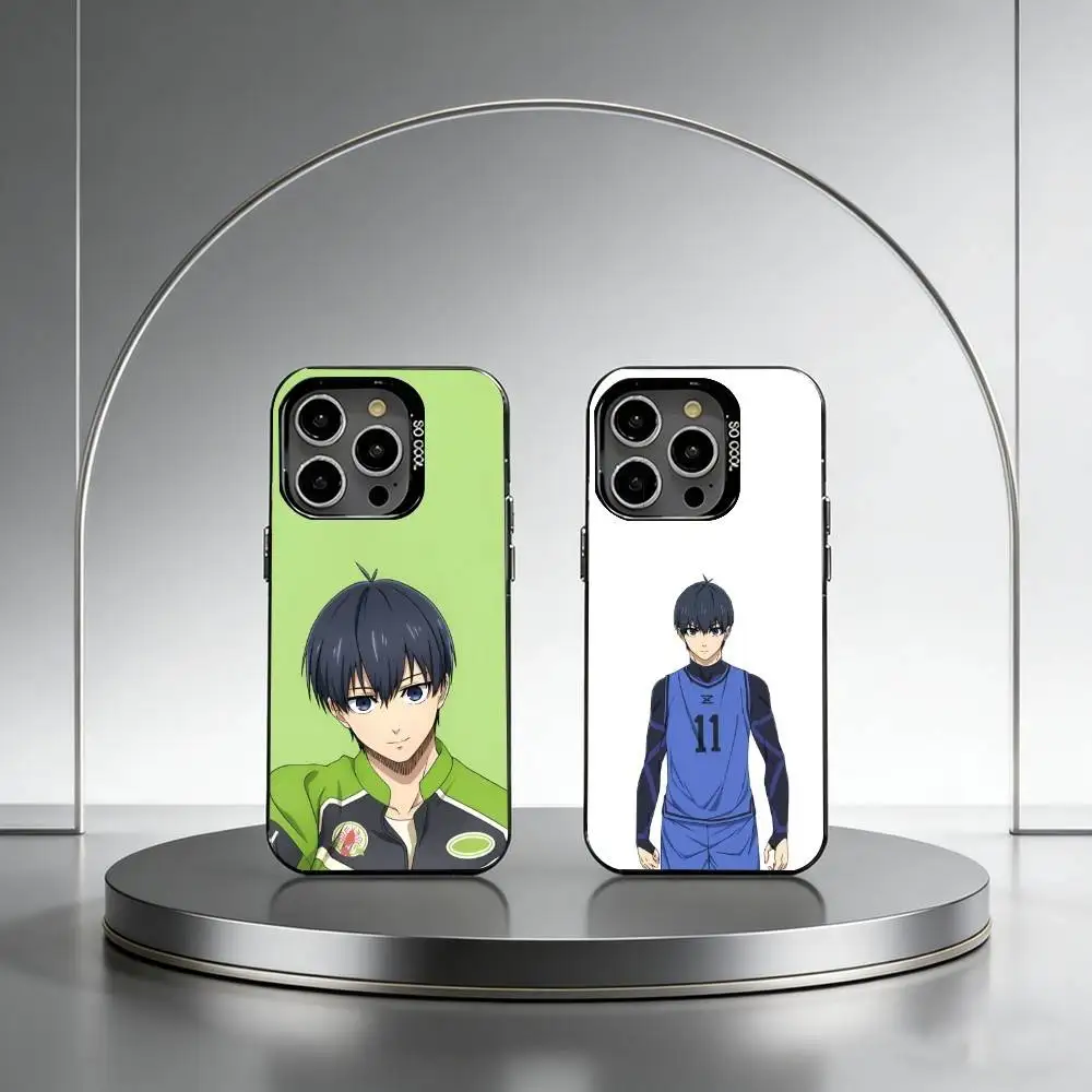 Blue Lock Yoichi Isagi Phone Case For iPhone 17,16,15,14,13,12,11 Plus,Pro Max,XS,Colorful Silver Phone case Funda Cover