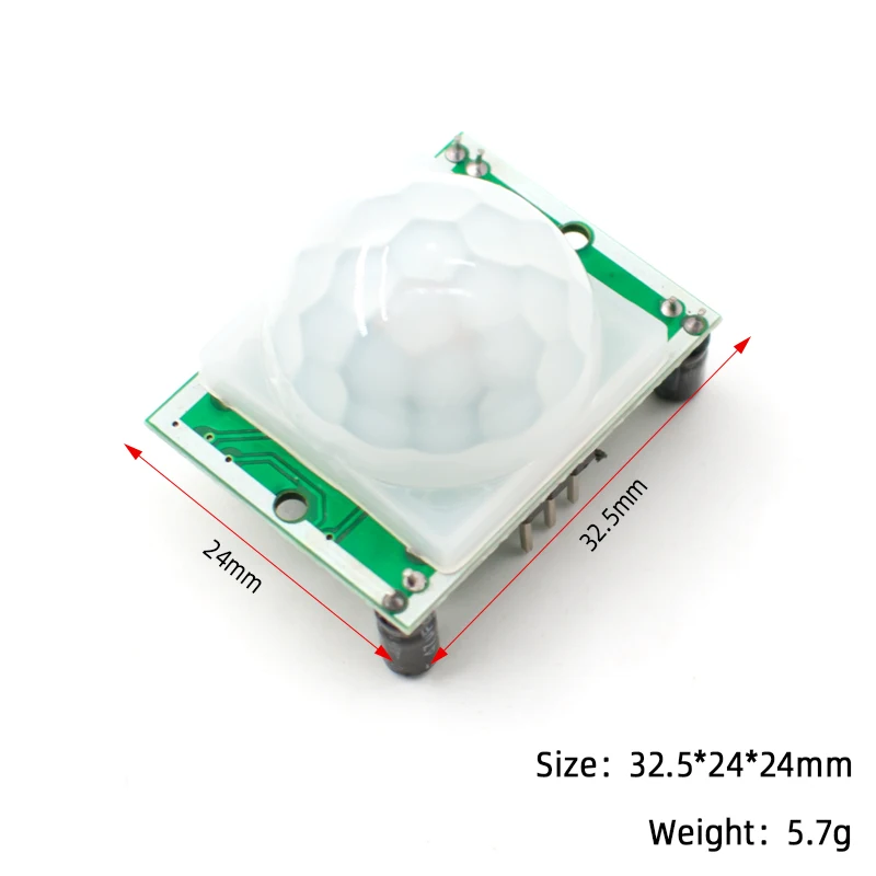 WAVGAT HC-SR501 Adjust Infrared IR Pyroelectric Infrared PIR module Motion Sensor Detector Module We are the manufacturer