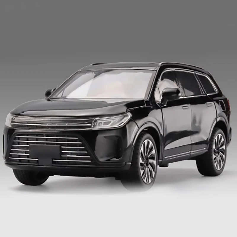 Diecast 1: 24 escala liga modelo de carro simulação nova energia suv modelo de carro acabado m9m7 hobby coleção ornamentos brinquedos presentes