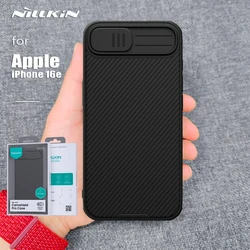 NILLKIN For iPhone 16e Case Back Cover Camshield Pro Lens Protection Bumper Camera Slide Protection