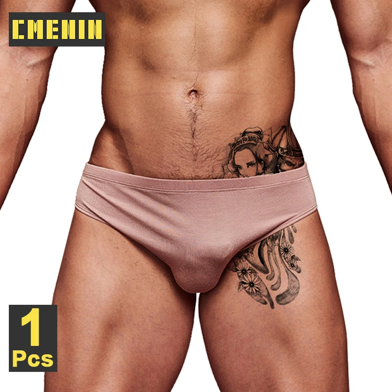 CMENIN Modal Gay Sexy Men Underpants Briefs Breathable Innerwear Man Underwear Briefs Sissy Slip Jockstrap Panties Briefs Male